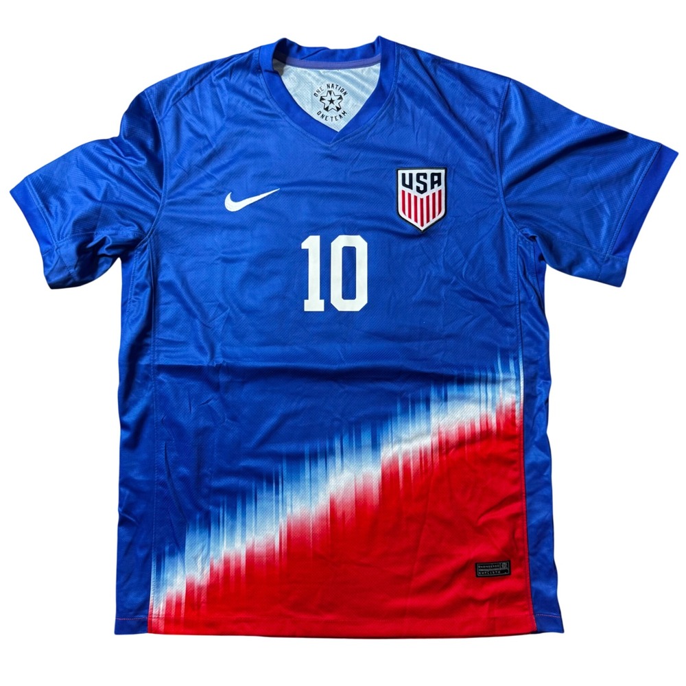 Nike USMNT Pulisic 10 Away Jersey Copa‎ America 2024 Blue Mens XL